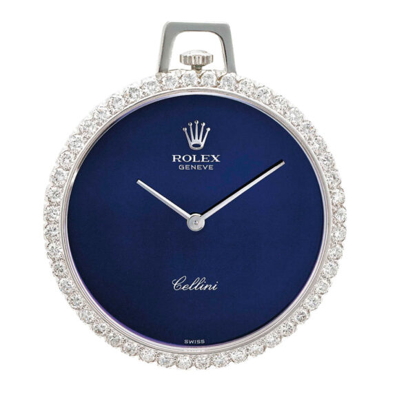 Swiss 18 carat white gold and diamond set watch Circa 1970 Swiss 18 carat white gold and diamond set watch Circa 1970