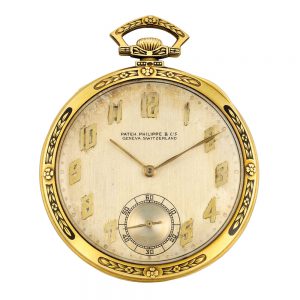 Fine Swiss gold open faced keyless lever watch Circa 1925