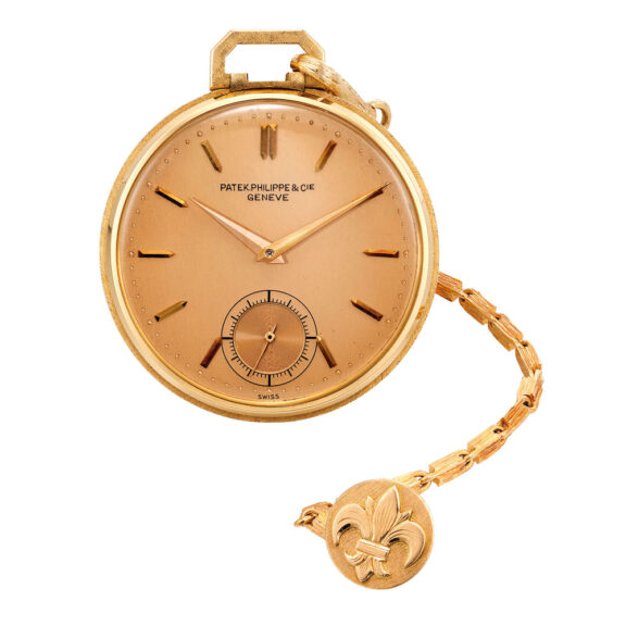 Fine Swiss rose gold open faced lever dress watch Circa 1944