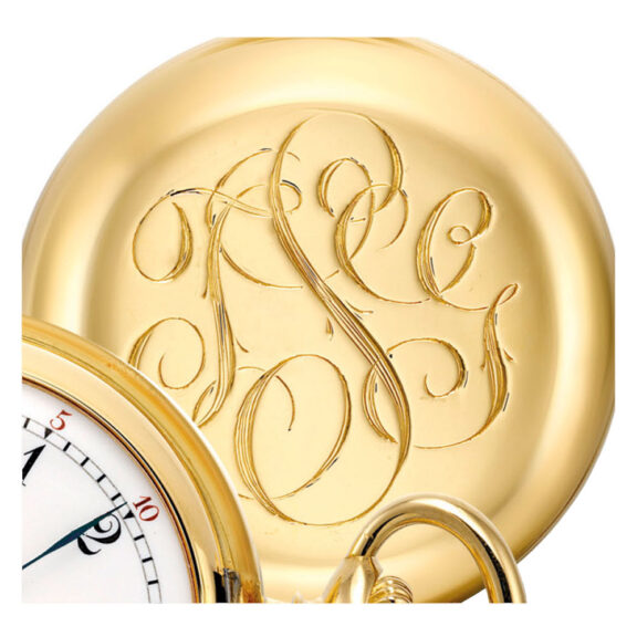 Swiss 18k gold hunting cased lever pendant watch Circa 1908 Swiss 18k gold hunting cased lever pendant watch Circa 1908