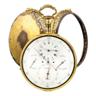 Large musical coach clock for the Chinese market Circa 1790