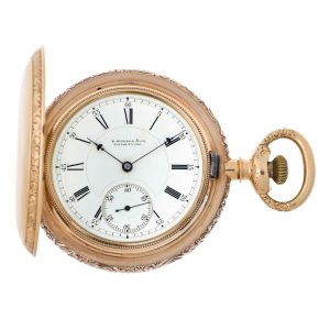 Heavy American gold hunting cased lever watch Circa 1875