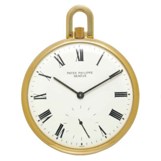 Unique Swiss lever watch with enamel miniature Circa 1975