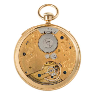 Fine English gold open faced min repeating duplex Circa 1885