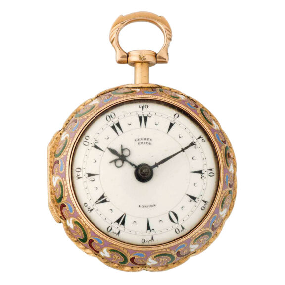 English gold enamel verge for the Turkish market Circa 1813 English gold enamel verge for the Turkish market Circa 1813