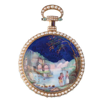 Fine Swiss quarter repeating musical watch Circa 1850-1860
