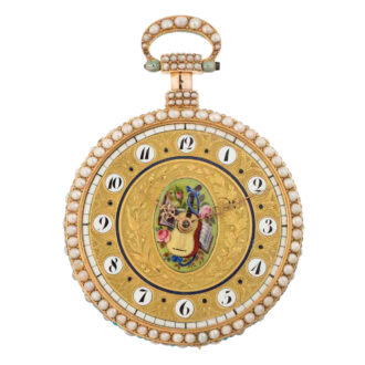 Fine Swiss quarter repeating musical watch Circa 1850-1860