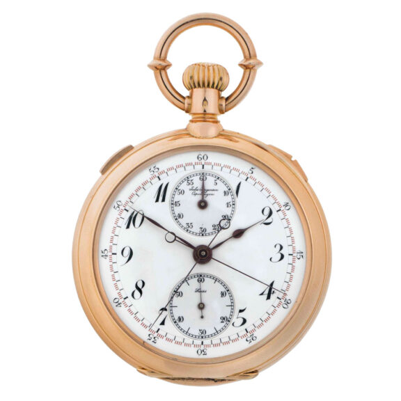 Split seconds lever chronograph presentation watch Circa 1915