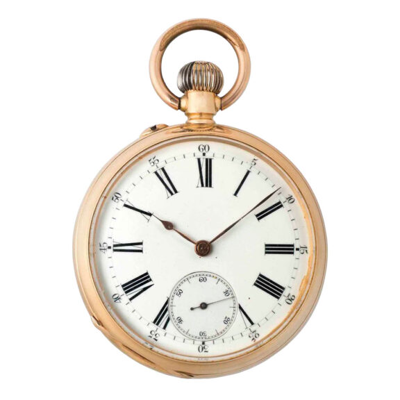 Fine Russian rose gold and enamel keyless lever Circa 1900 Fine Russian rose gold and enamel keyless lever Circa 1900