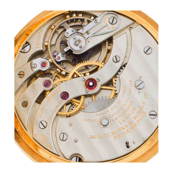 Swiss keyless lever watch with Guillaume balance Circa 1907 Swiss keyless lever watch with Guillaume balance Circa 1907