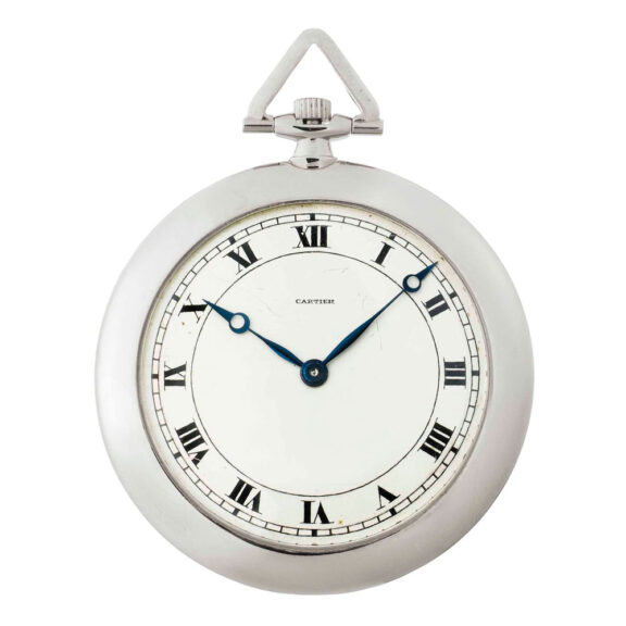 French/Swiss platinum keyless lever dress watch Circa 1925 French/Swiss platinum keyless lever dress watch Circa 1925