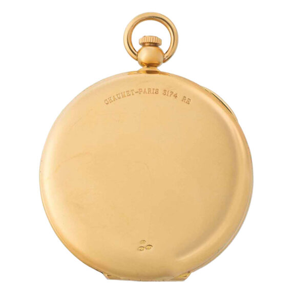 Swiss 18k gold hunting cased keyless lever watch Circa 1990 Swiss 18k gold hunting cased keyless lever watch Circa 1990