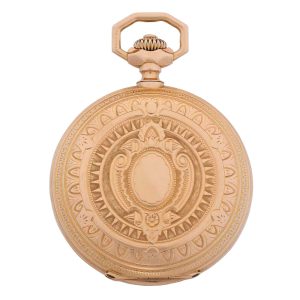 Swiss rose gold hunting cased detent chronometer Circa 1900