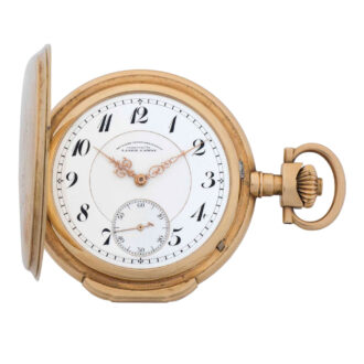German gold hunting cased keyless lever watch Circa 1926