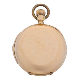 Swiss gold repeating miniature lever pendant watch Circa 1900