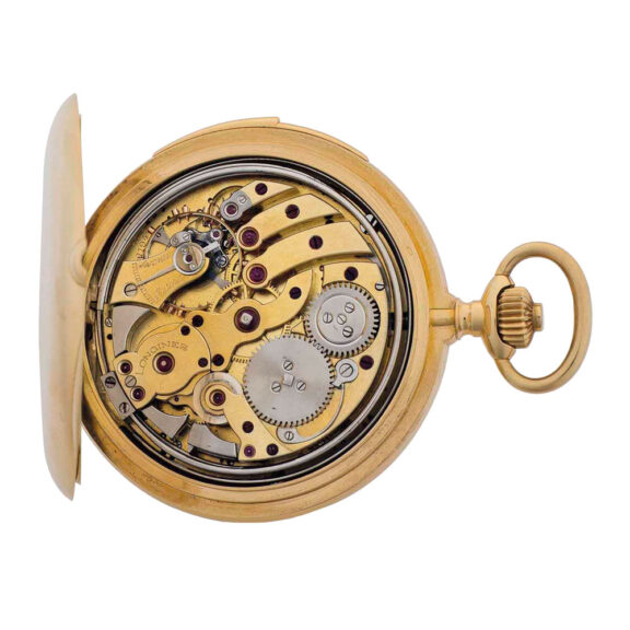 Swiss gold repeater with Westminster carillon chime Circa 1910 Swiss gold repeater with Westminster carillon chime Circa 1910