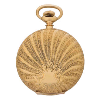 American gold hunting cased keyless lever watch Circa 1895