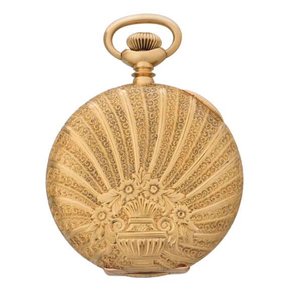 American gold hunting cased keyless lever watch Circa 1895 American gold hunting cased keyless lever watch Circa 1895