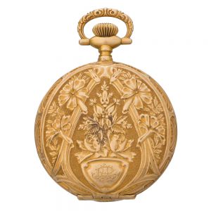 American gold hunting cased keyless lever watch Circa 1905
