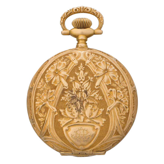 American gold hunting cased keyless lever watch Circa 1905