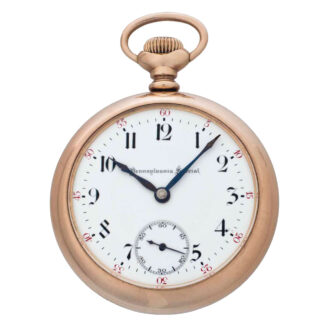 American multi coloured gold filled railroad watch Circa 1904