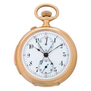 American gold repeating split seconds chronograph Circa 1890