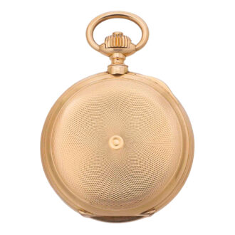 Rare Swiss rose gold hunting cased chronometer Circa 1890