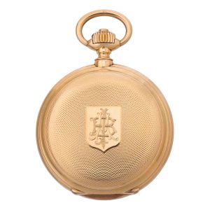 Rare Swiss rose gold hunting cased chronometer Circa 1890
