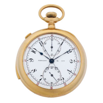 Swiss gold min repeating split seconds chronograph Circa 1903