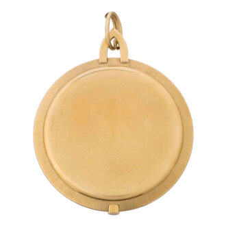 Swiss open faced dress watch with tiger eye dial Circa 1968