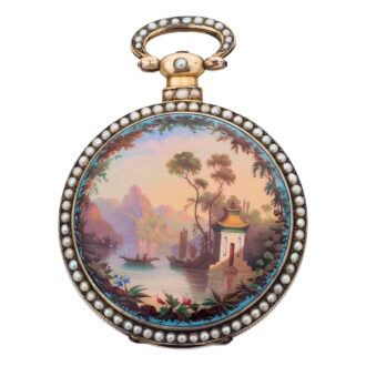 Fine and rare Swiss duplex for the Chinese market Circa 1875