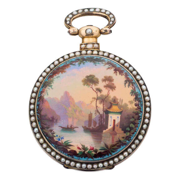 Fine and rare Swiss duplex for the Chinese market Circa 1875