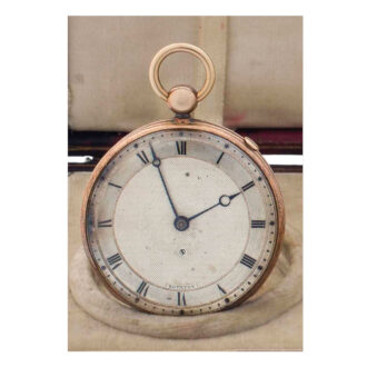 Fine Swiss gold quarter repeating cylinder watch Circa 1822