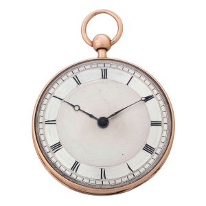 Swiss 18 carat rose gold quarter repeating watch Circa 1815