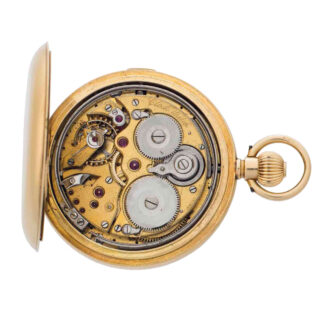 Two train carillon repeating grande sonnerie lever Circa 1915