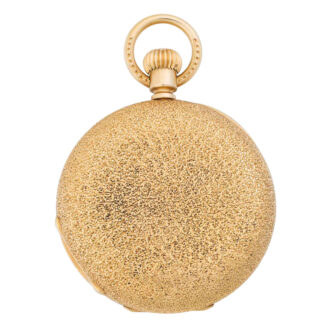 Swiss gold hunting cased keyless lever pocket watch Circa 1879