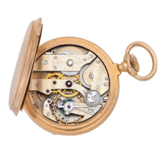 Lever with perpetual calendar and moon phases Circa 1890