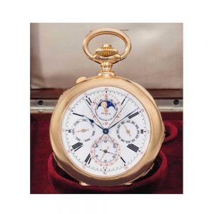 Exceptionally fine Swiss 18k gold complicated lever Circa 1898