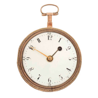 French gold plated and enamel verge watch Circa 1810-1820French gold plated and enamel verge watch Circa 1810-1820