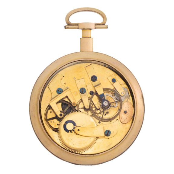 Oversized French open faced cylinder watch Circa 1710-1720 Oversized French open faced cylinder watch Circa 1710-1720