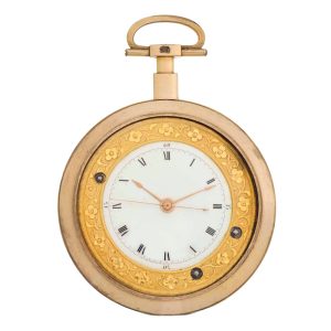 Oversized French open faced cylinder watch Circa 1710-1720