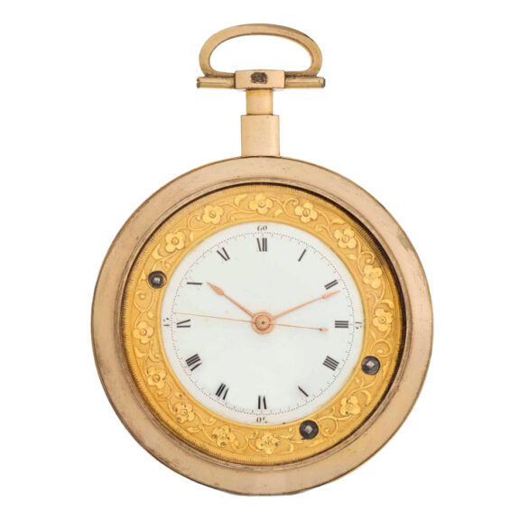 Oversized French open faced cylinder watch Circa 1710-1720 Oversized French open faced cylinder watch Circa 1710-1720