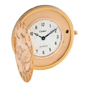 Fine French 18k gold US twenty dollar coin watch Circa 1925