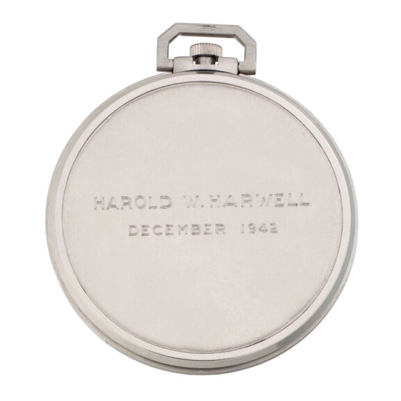 Swiss platinum open faced keyless lever watch Circa 1940 Swiss platinum open faced keyless lever watch Circa 1940Swiss platinum open faced keyless lever watch Circa 1940