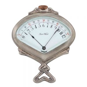 Swiss open faced retrograde lever sector watch Circa 1903
