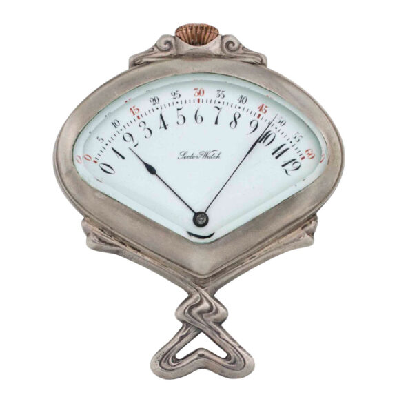 Swiss open faced retrograde lever sector watch Circa 1903
