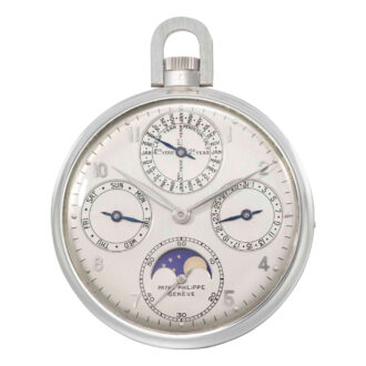 Extremely rare Swiss platinum complicated watch Circa 1947