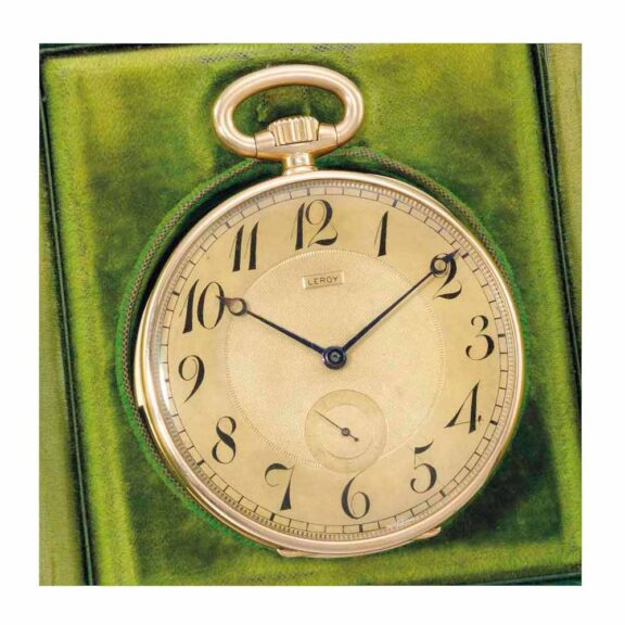 French rose gold open faced minute repeating lever Circa 1920
