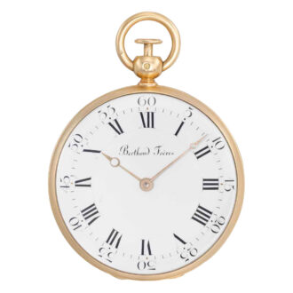Repeating grande and petite sonnerie clock watch Circa 1820