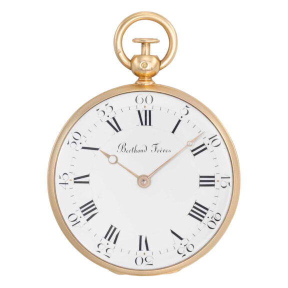 Repeating grande and petite sonnerie clock watch Circa 1820